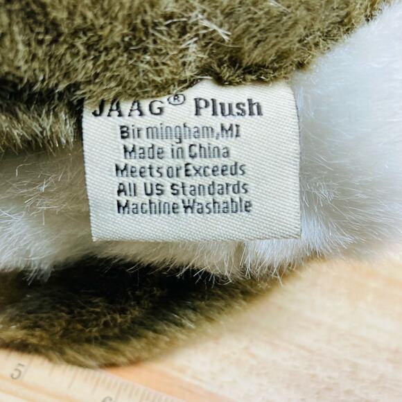 JAAG Plush Brown Bunny Rabbit Purse . Pre-Owned - Picture 7 of 9